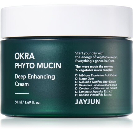 

Восстанавливающий увлажняющий крем для лица Okra Phyto Mucin - 50 мл Jayjun
