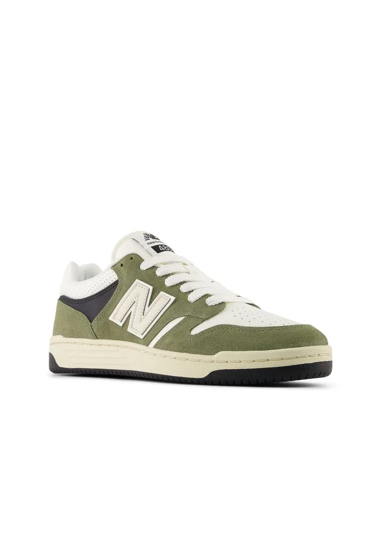 Кроссовки классические Lifestyle, 480, New Balance, белый/серый — фото 2