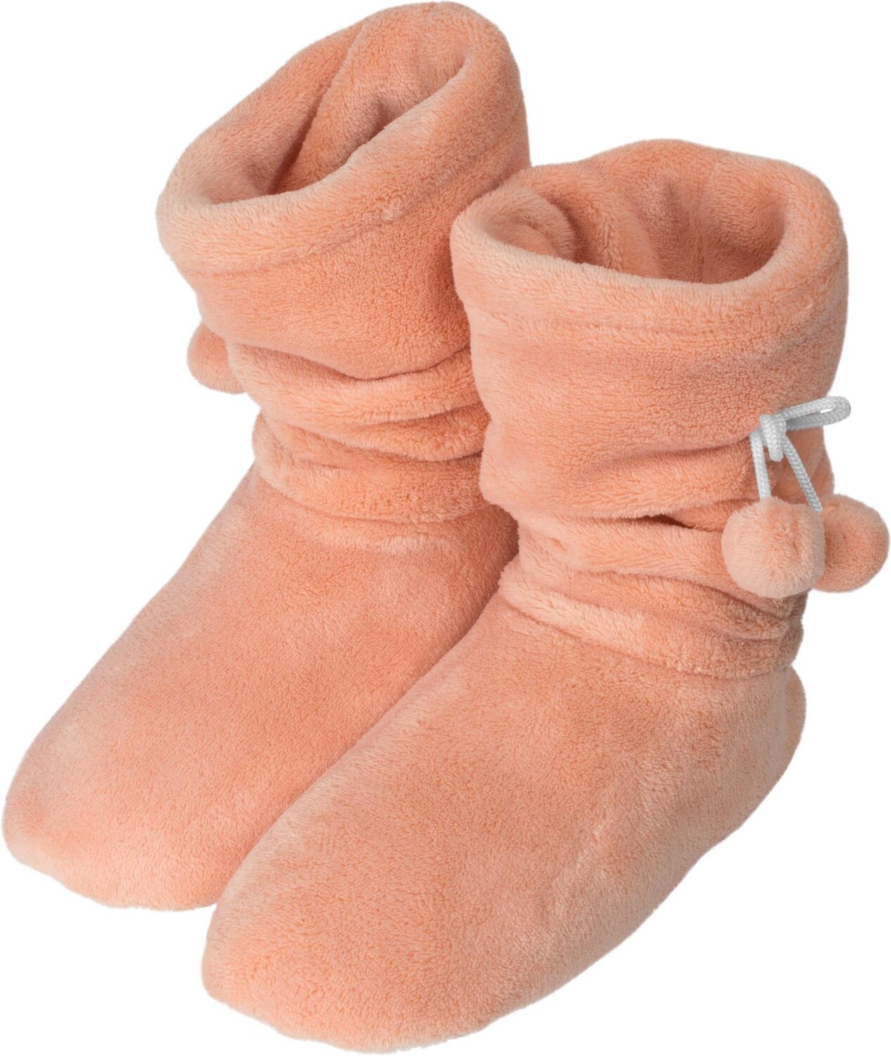 

Тапочки normani Damen Fleece mit Bommeln, цвет Apricot