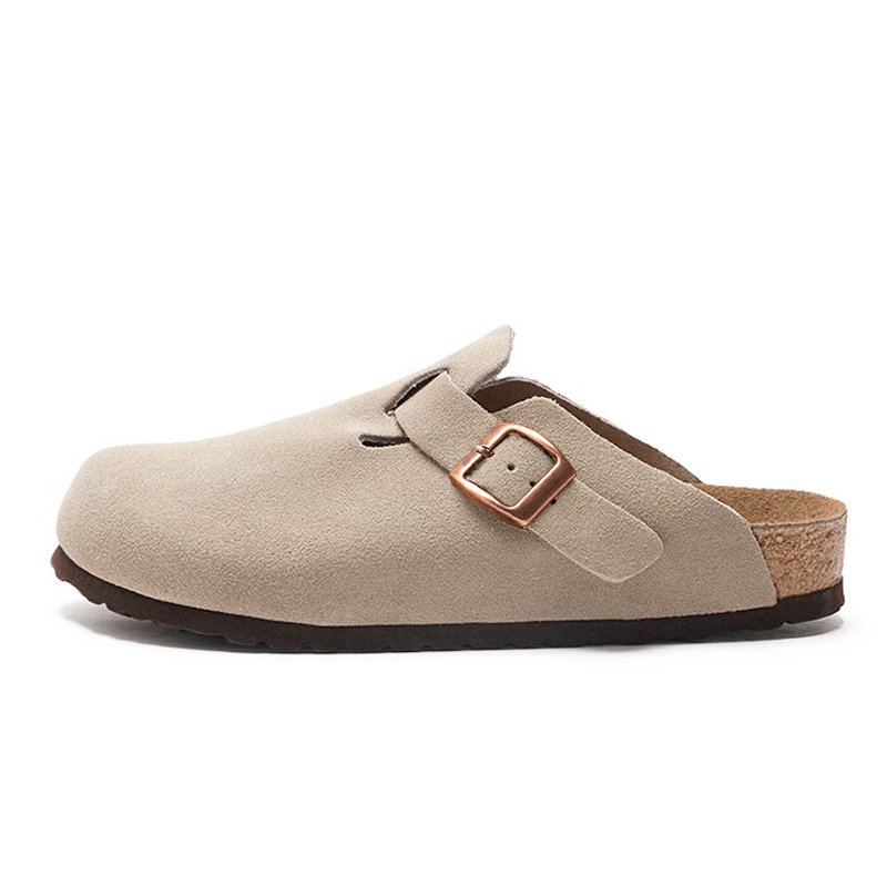 

JEANSWEST Бесшумные устойчивые к запахам износостойкие нескользящие закрытые тапочки унисекс бело-серые, цвет White Gray