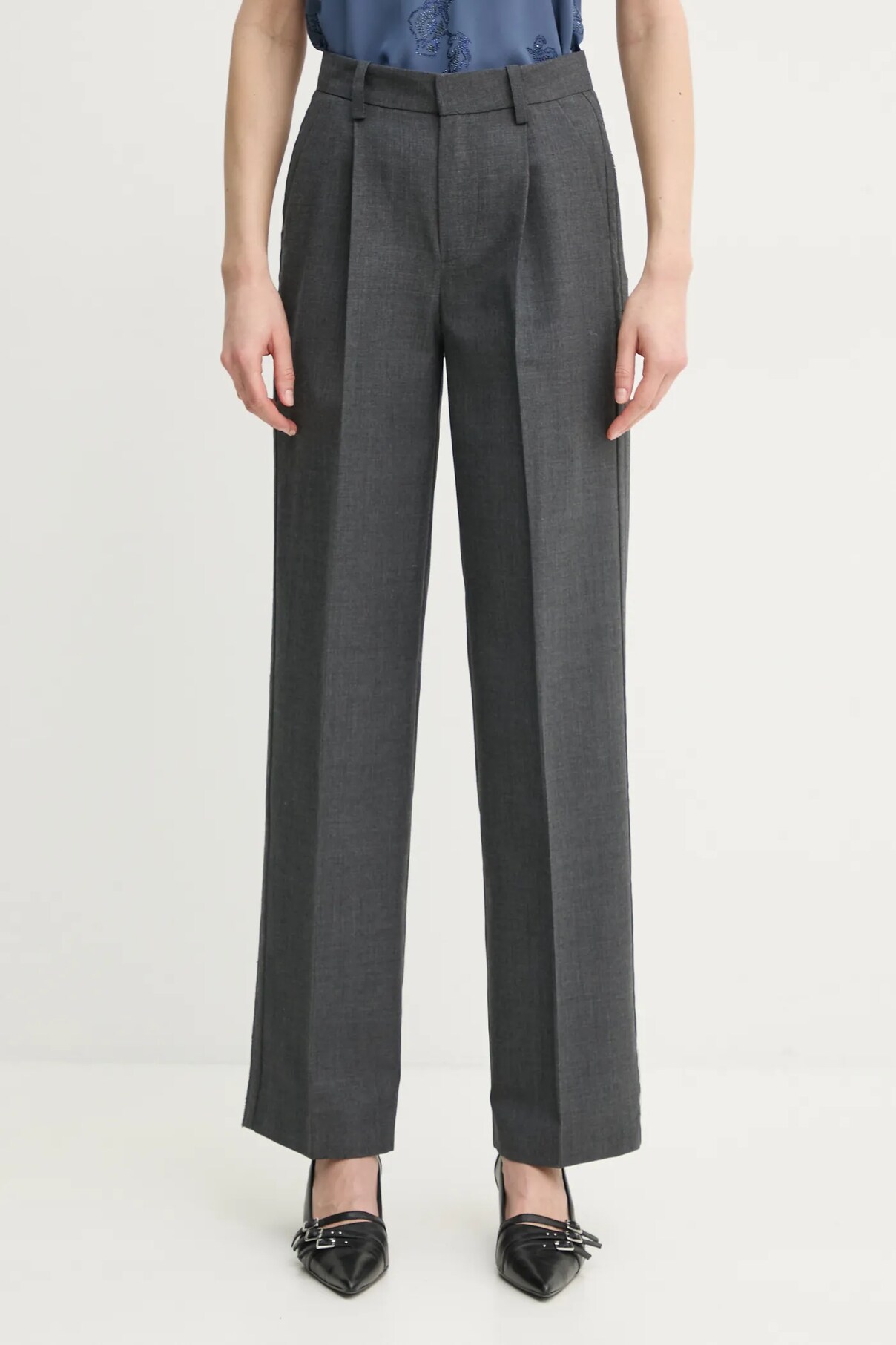 

Брюки из смесовой шерсти Zadig&Voltaire, серый