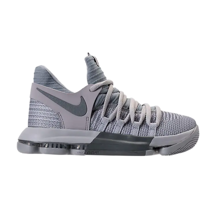 

Кроссовки Nike Zoom KD 10 GS 'Wolf Grey', серый