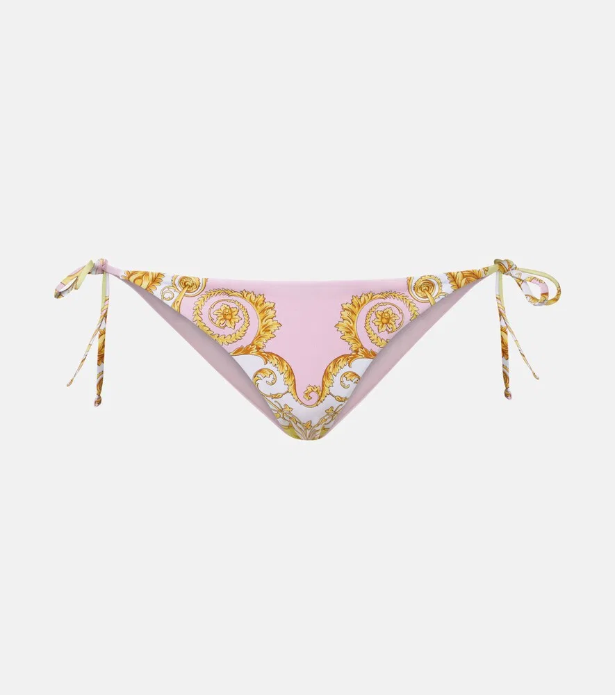 Плавки бикини Barocco с треугольными чашками Versace, мультиколор