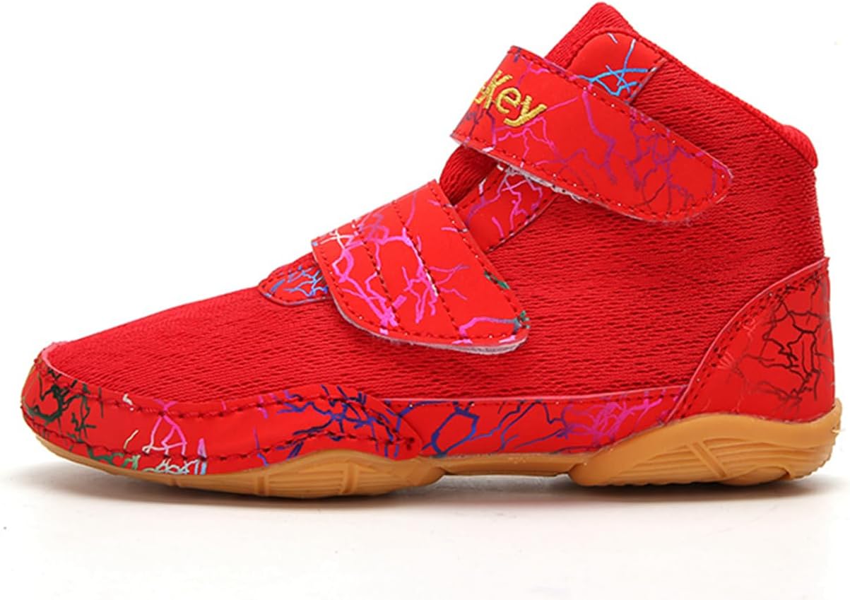 

Борцовские и боксерские кроссовки для детей, девочек и мальчиков, малышей и подростков Ybberik, красный