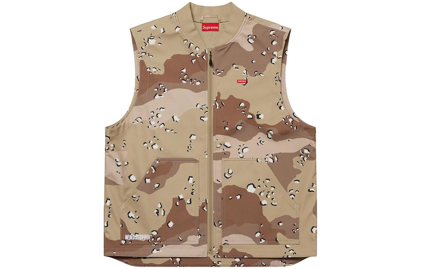 

Жилет унисекс Supreme, цвет Chocolate camouflage