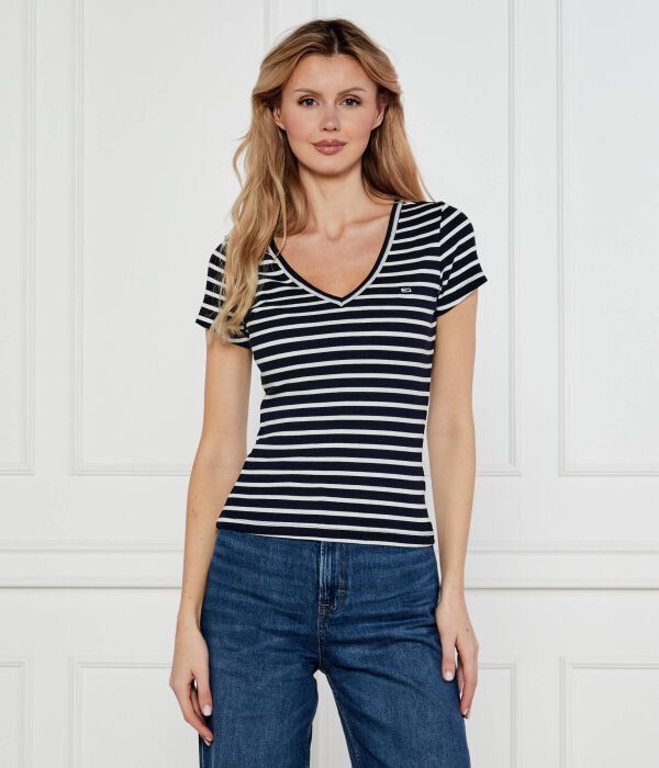 

Базовая футболка Slim fit Tommy Jeans, синий