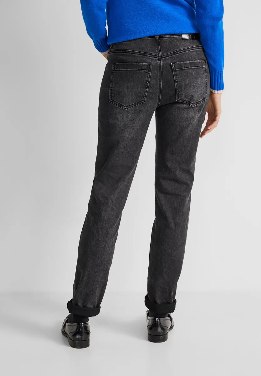

Удобные джинсы STREET ONE с 5 карманами, цвет Soft Black Wash