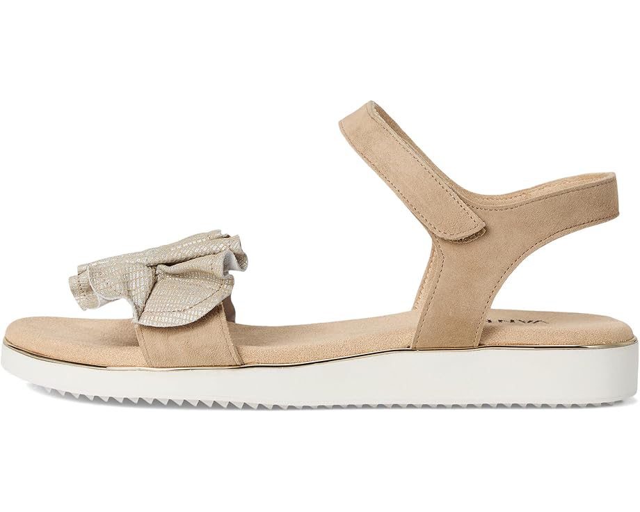 Сандалии Vaneli Elsbet, цвет Camel Suede/Perla — фото 4