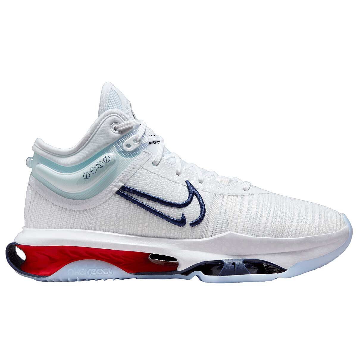 

Баскетбольные кроссовки Air Zoom G.T. Jump 2 США Баскетбол Nike, цвет Weiß/Mitternachtsblau/Rot/Weiß