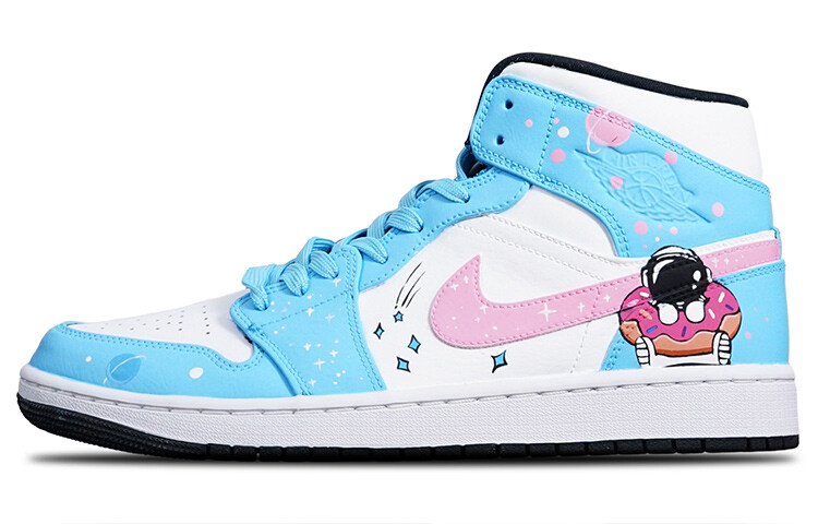 

Баскетбольные кроссовки Air 1 Vintage Men Mid-top Blue/Pink/White Jordan