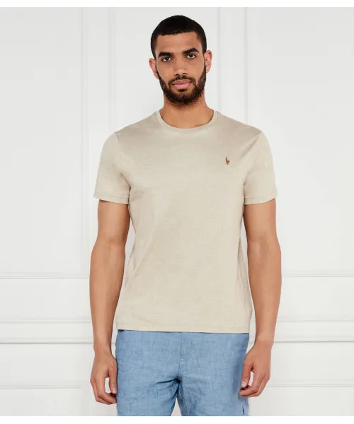 

Футболка Slim fit Polo Ralph Lauren, бежевый