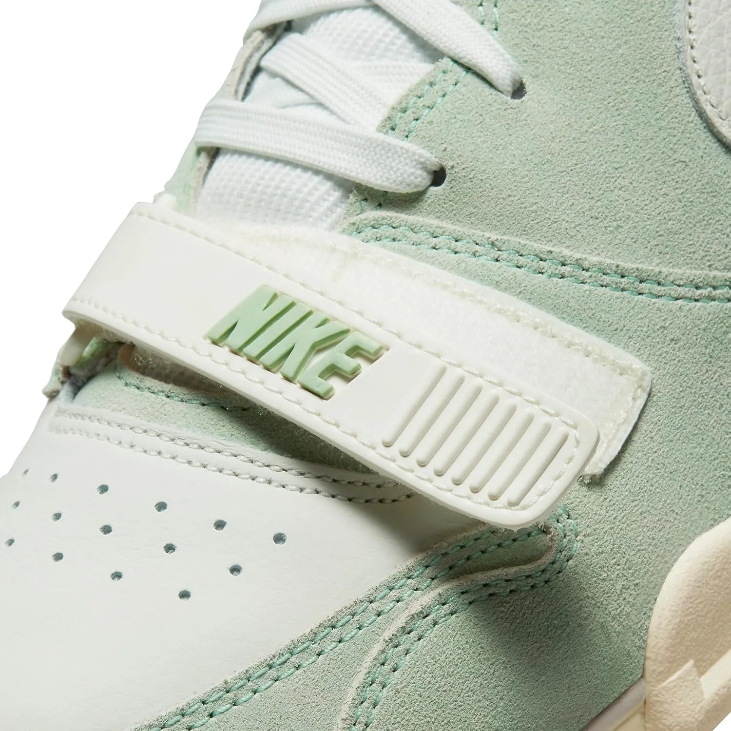 Мужские баскетбольные кроссовки Nike Air Trainer 1, белый/черный-средне-серый — фото 2
