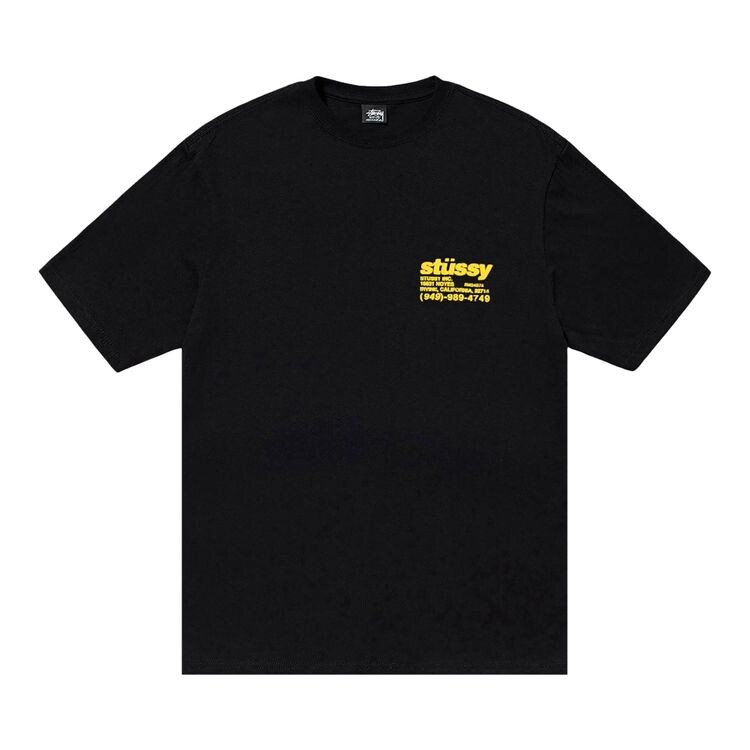 

Футболка Stussy Pigment Dyed DNA Tee Black, черный