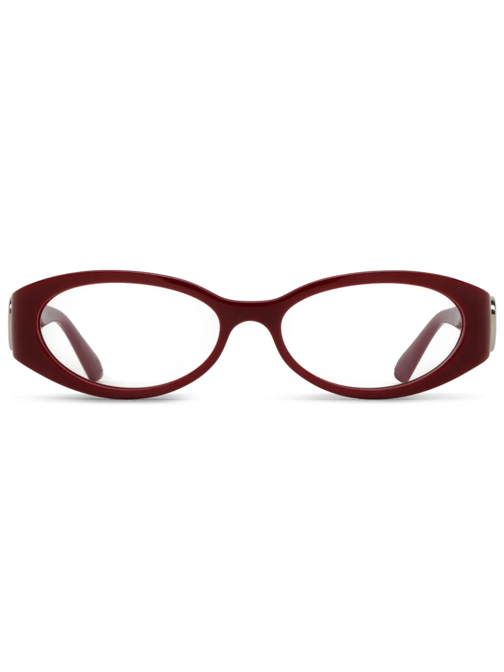 

Очки в овальной оправе Gucci Eyewear, красный