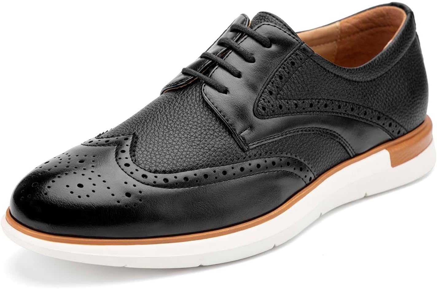 

Мужские оксфорды Meijiana, повседневные туфли с кожаными шнурками для мужчин, деловые оксфорды, черный