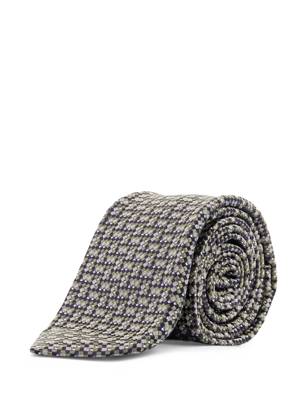 

Шелковый галстук Kiton, бежевый