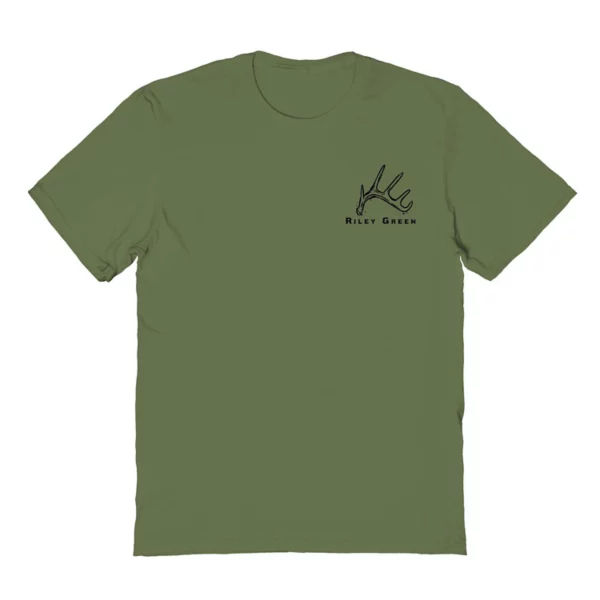 

Мужская футболка с принтом Riley Green Deer Dogger LC Licensed Character, цвет military green