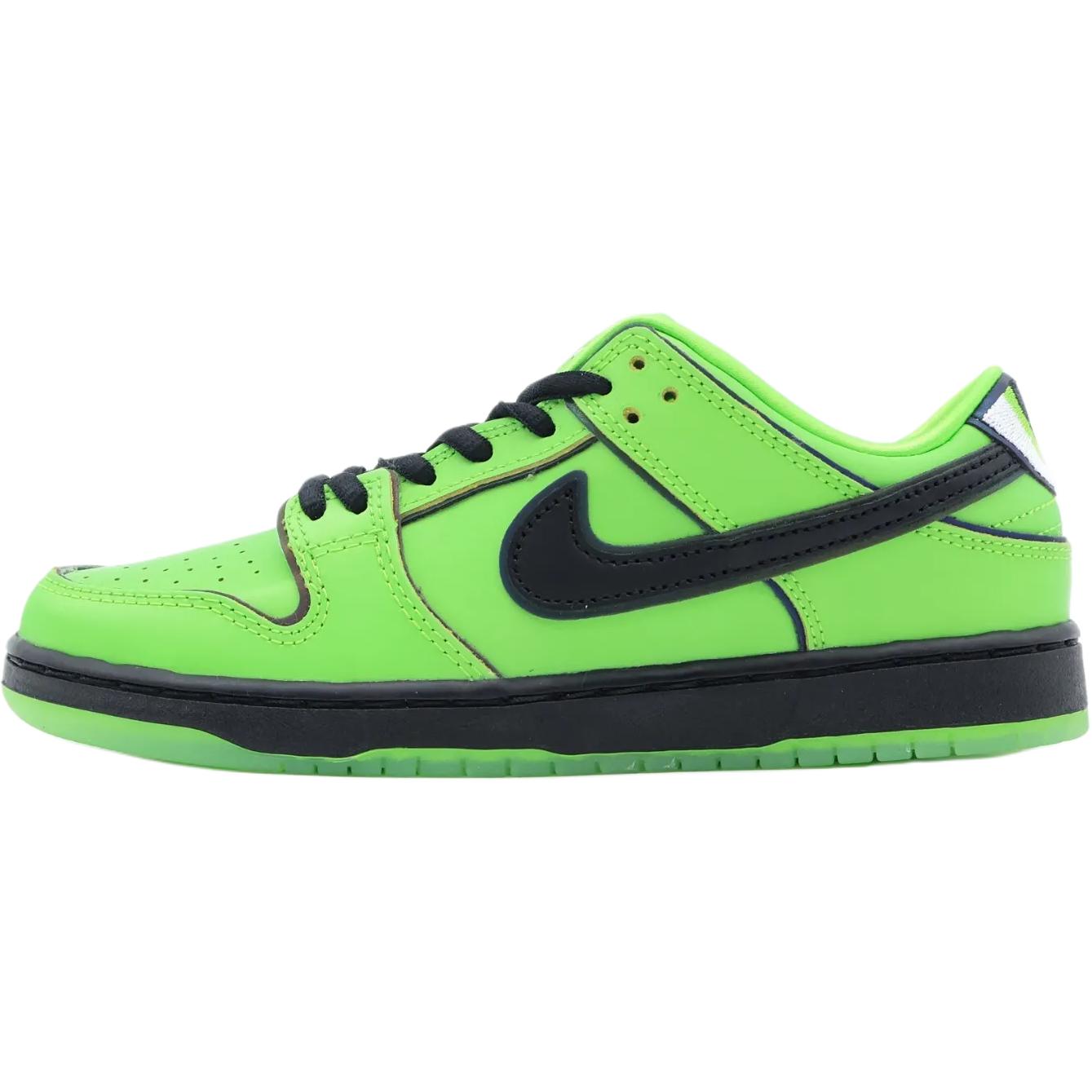 

Nike SB Dunk Low The Powerpuff Girls Buttercup PS Зеленый Черный
