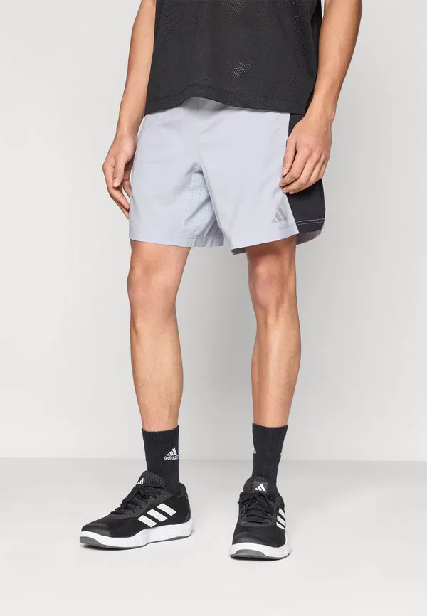 Технологическое приложение, короткие спортивные шорты Adidas Performance, Halo Silver-Coloured/Black/Reflective Silver-Coloured