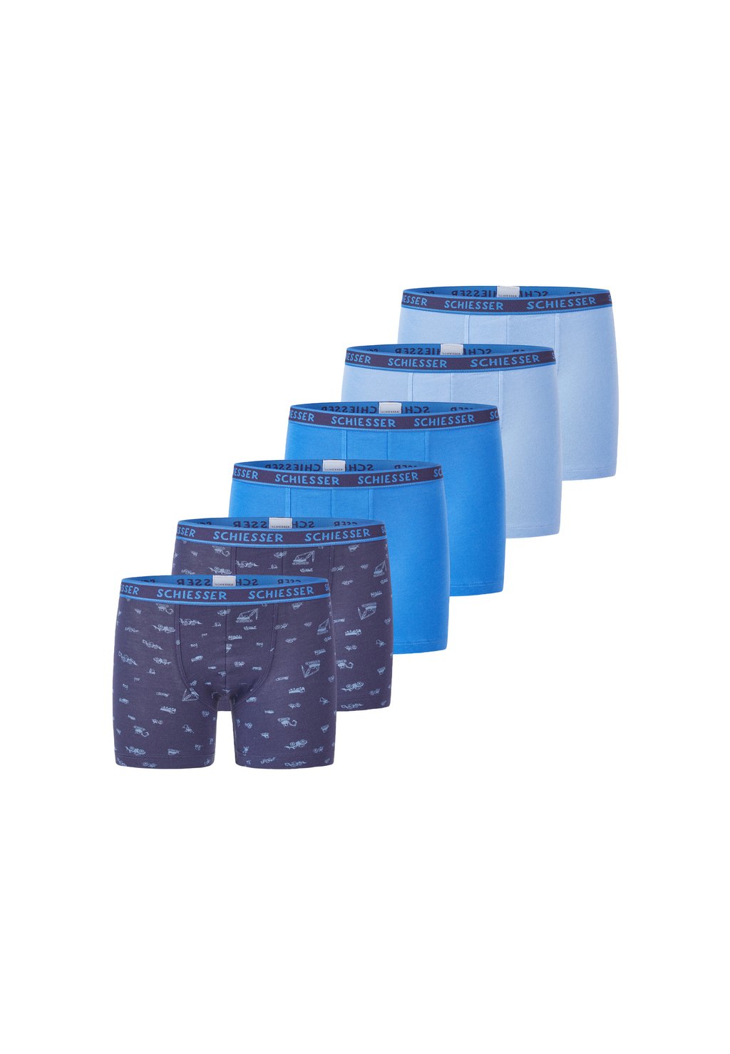 

Брюки-кюлоты 6ER PACK Schiesser, мультиколор
