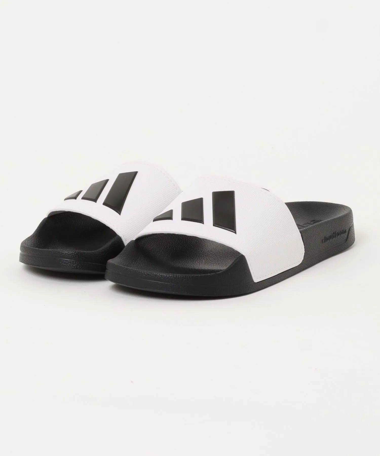Унисекс сандалии adidas Adilette Shower Slides чёрно-белые