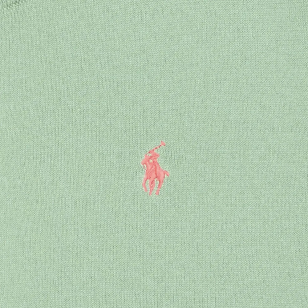 Женский кардиган из смесового хлопка, средне-зелёный, от Polo Ralph Lauren — фото 4