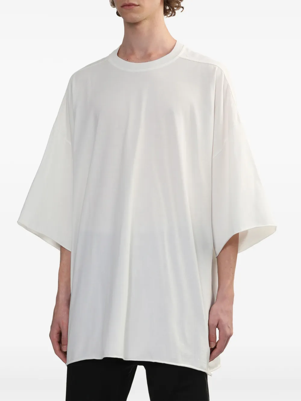 Футболка из джерси Rick Owens, белый — фото 3