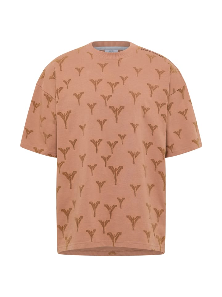 

Carlo Colucci Футболка с изображением фазана коричневого цвета, Коричневый, Carlo Colucci Футболка с изображением фазана коричневого цвета