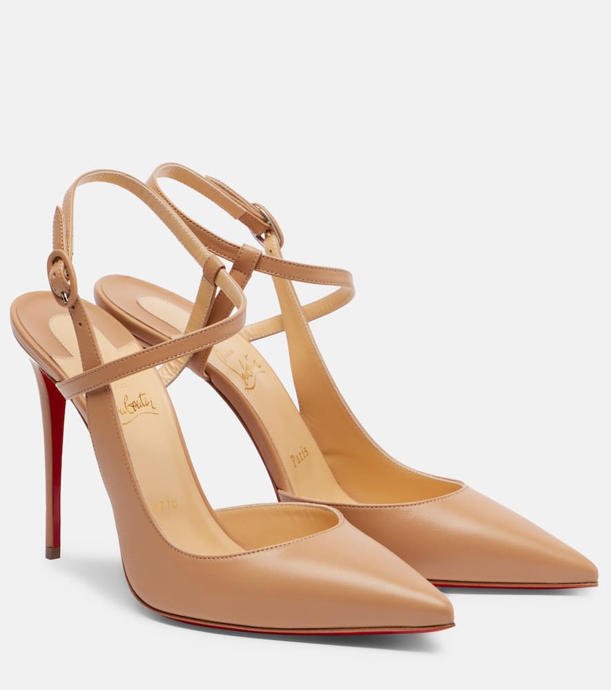 Jenlove 100 кожаные туфли d'Orsay Christian Louboutin, Blush