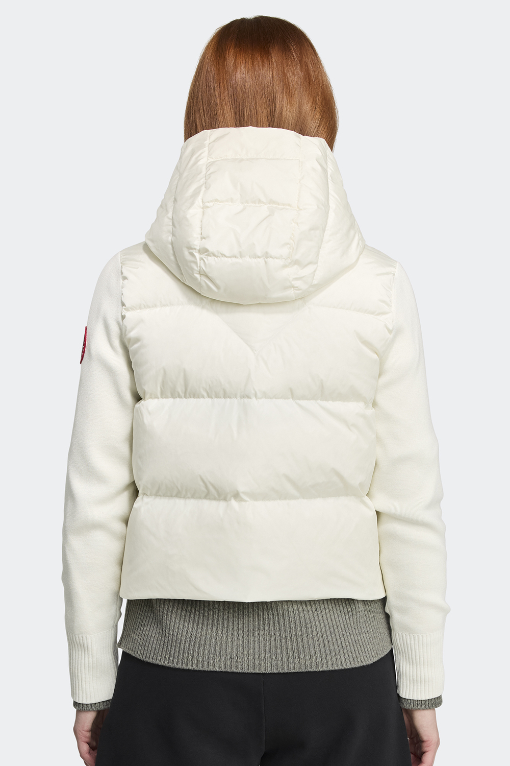 Толстовка Canada Goose HyBridge Wide Quilt Knit Hoody, Cottongrass — фото 4