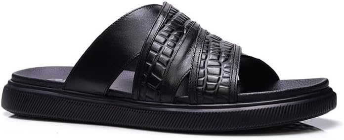 

Мужские слайдеры Carlos Santana Rhythm, Повседневные мужские слайдеры, Мужские сандалии, Кожаные сандалии, черный