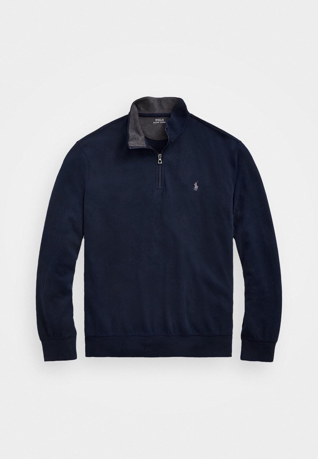 Топ с длинными рукавами LUXURY JERSEY QUARTER ZIP PULLOVER Polo Ralph Lauren, темно-синий — фото 2