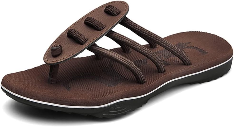 

Мужские сандалии-шлепанцы для походов, пляжа, водонепроницаемые, удобные шлепанцы с ремешком между пальцами для дома и улицы, повседневные спортивные тапочки, с открытым носком, противоскользящие, легкие шлепанцы, плоские сандалии Mtfbq, хаки