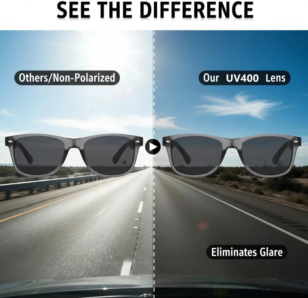 

Fsmiling Мужские солнцезащитные очки, классический набор, недорогие солнцезащитные очки, стильный набор очков для женщин - 15 штук, синий, Black Frame| Lce Blue