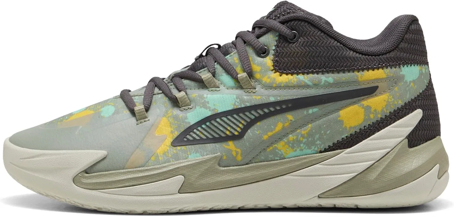 Мужские баскетбольные кроссовки PUMA Dagger, Lux Army Fresh Mint