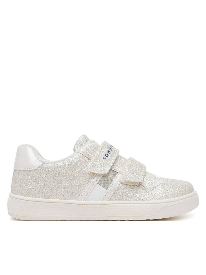 

Кроссовки Flag Low Cut Velcro Sneaker T1A9-33726-0375 S Tommy Hilfiger, экрю
