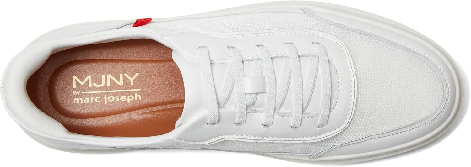 Кроссовки Marc Joseph New York Hudson Street Men's Hands-Free Technology, White Nappa Leather — фото 2