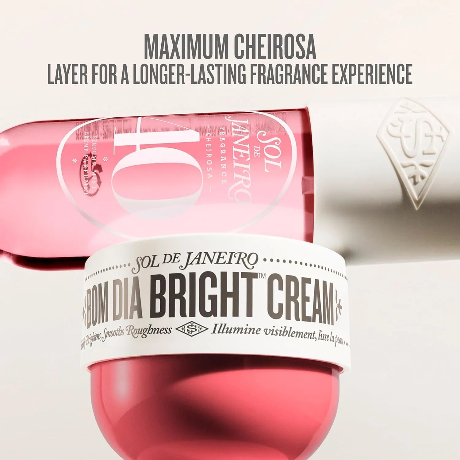 Sol de Janeiro Bom Dia Bright Body Cream & Cheirosa 40 Дуэт ароматного спрея для волос и тела, 8,1 жидких унций., Black — фото 2