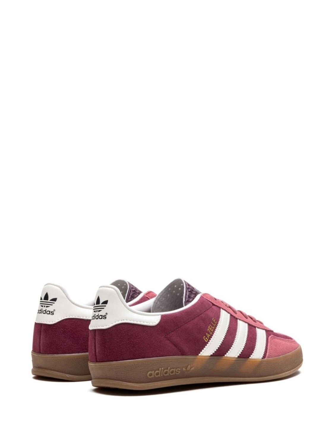 Кроссовки adidas Gazelle Indoor "Maroon", красный — фото 3