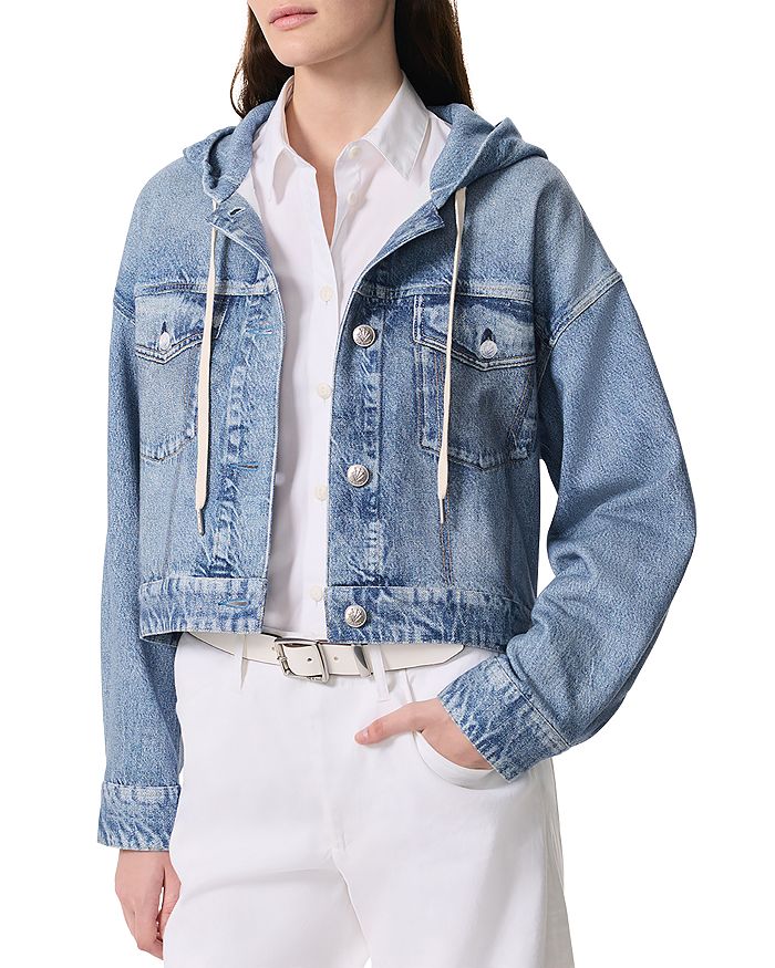 

Куртка-толстовка с капюшоном Miramar Trucker rag & bone, синий