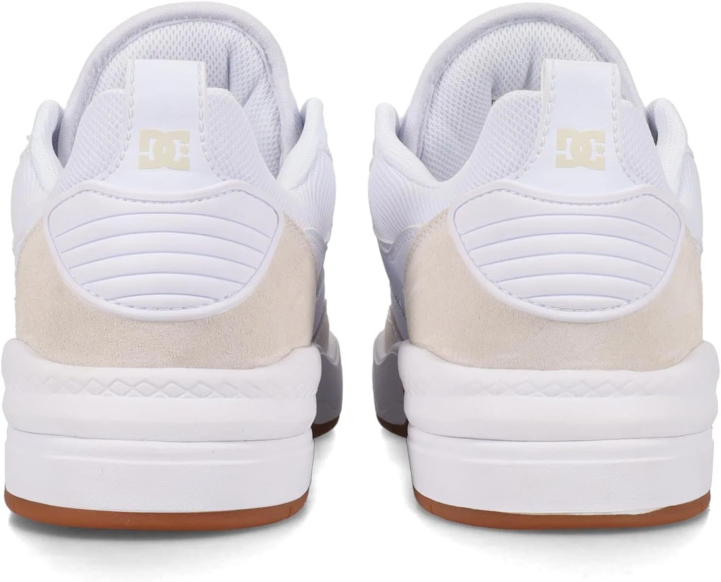 Кроссовки для скейтбординга DC Shoes Ascend, белый/белый/желтовато-серый — фото 3