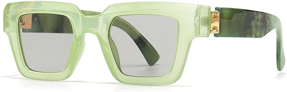 

Модные женские солнцезащитные очки в винтажном стиле, конфетные цвета, прозрачные градиентные очки, мужские солнцезащитные очки в стиле панк HYYZZC, Green Light Gray