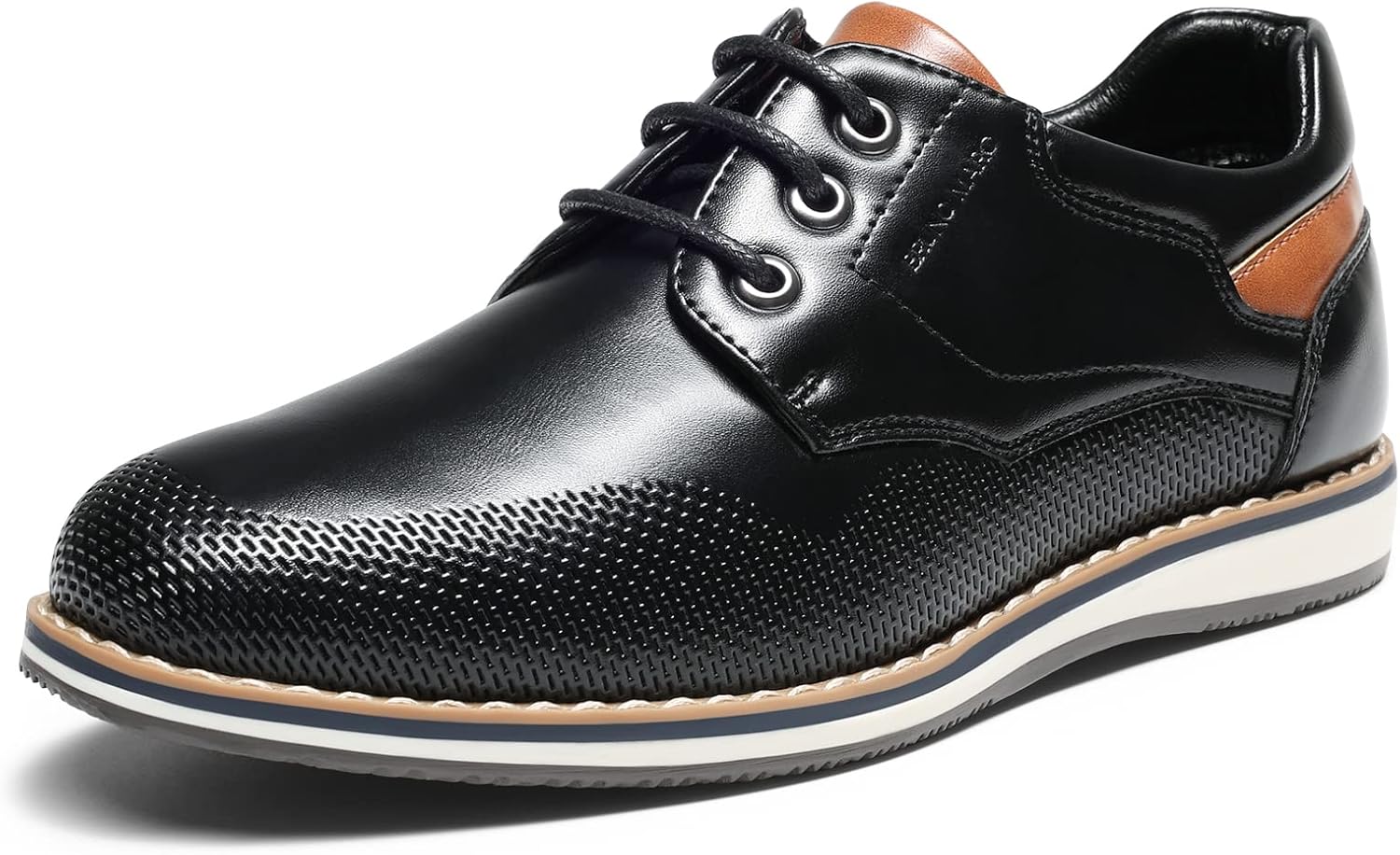 

Повседневные туфли Брюно Марк для мальчиков Oxford с комфортом для школьной формы Bruno Marc, черный