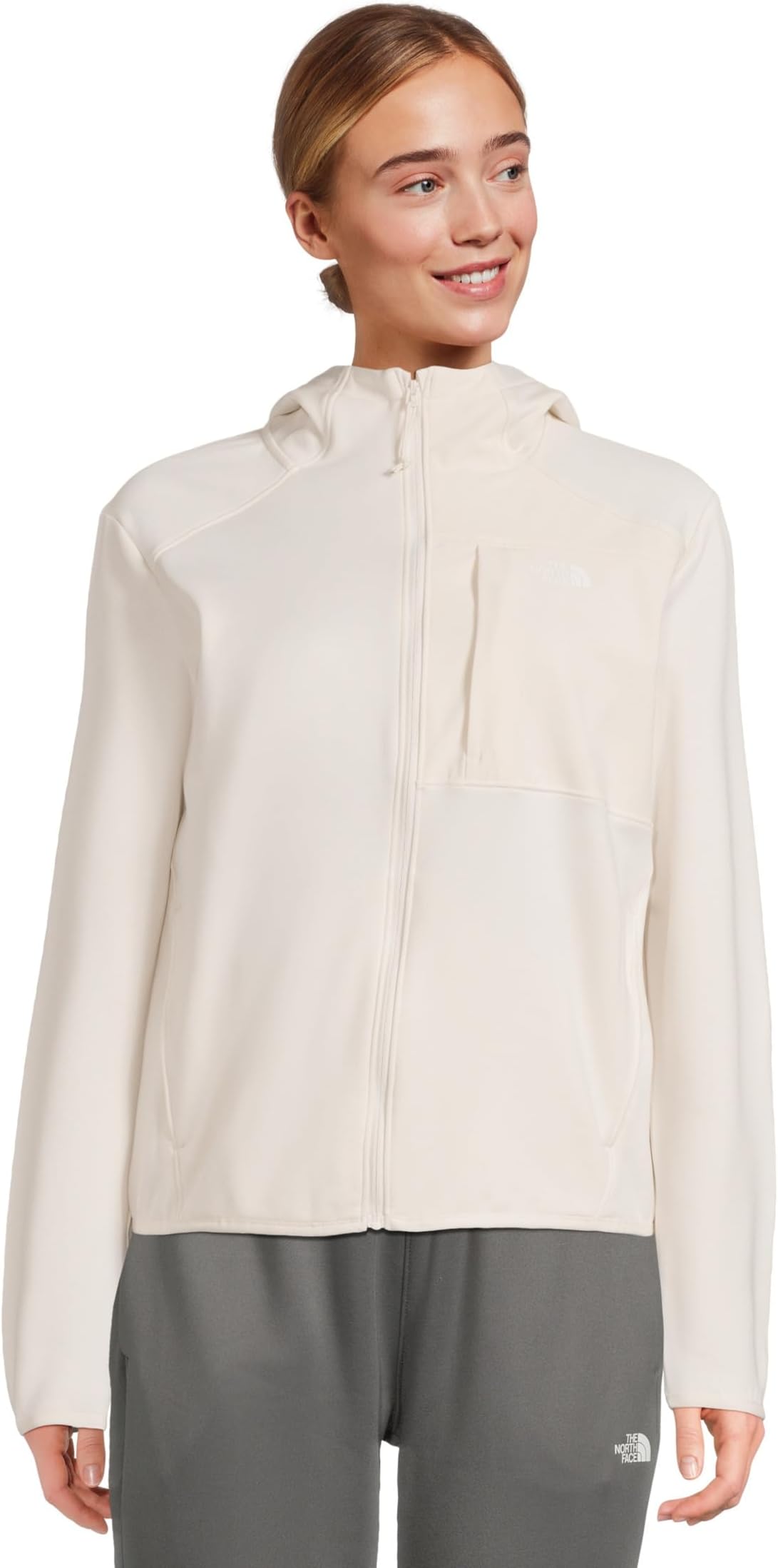 

Худи The North Face TNF Performance Fleece Full Zip Hoodie, цвет White Dune
