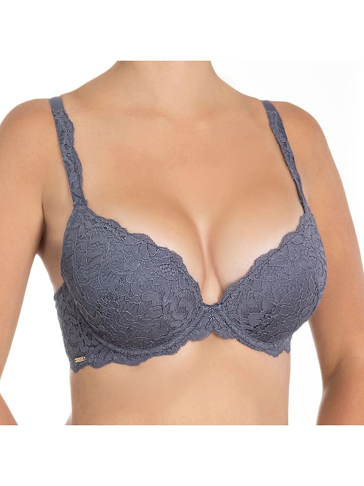 

Бюстгальтер на косточках NIKOL DJUMON, темно-серый