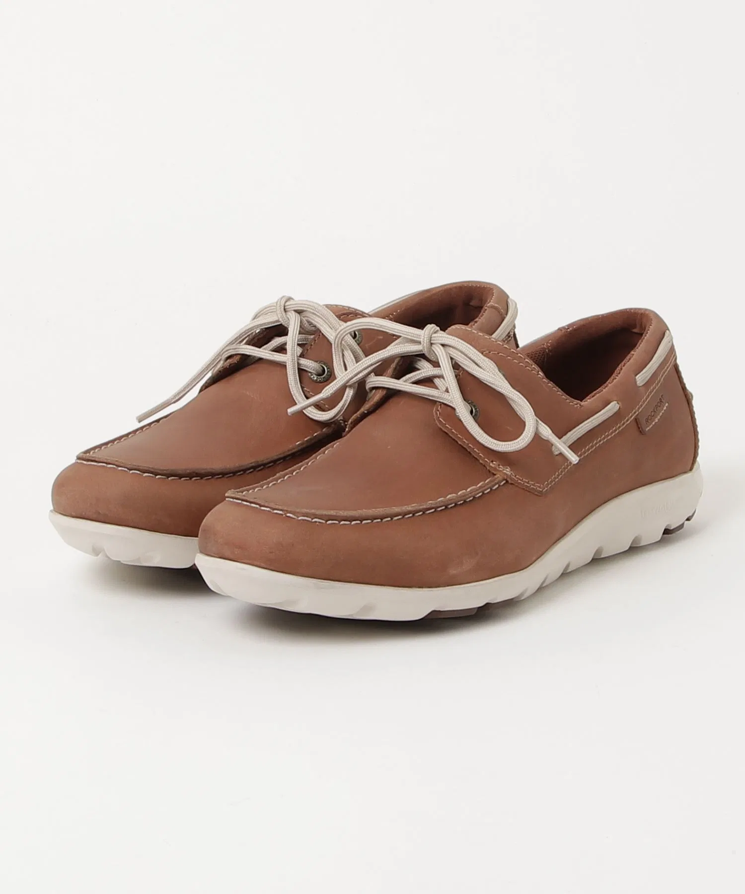 Мужские кожаные мокасины Rockport Truwalk Zero II коричневые