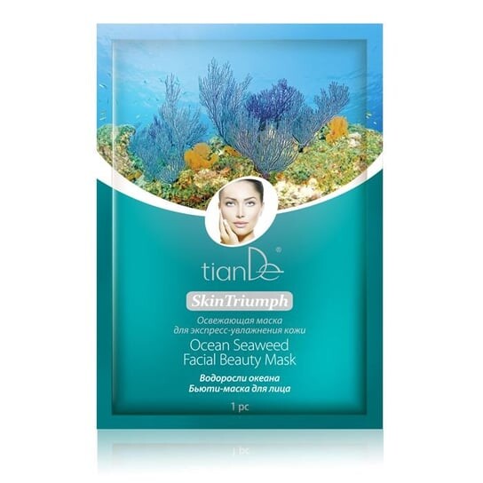 

Маска для лица Beauty с морскими водорослями 1 шт ТИАНДЕ, Tiande