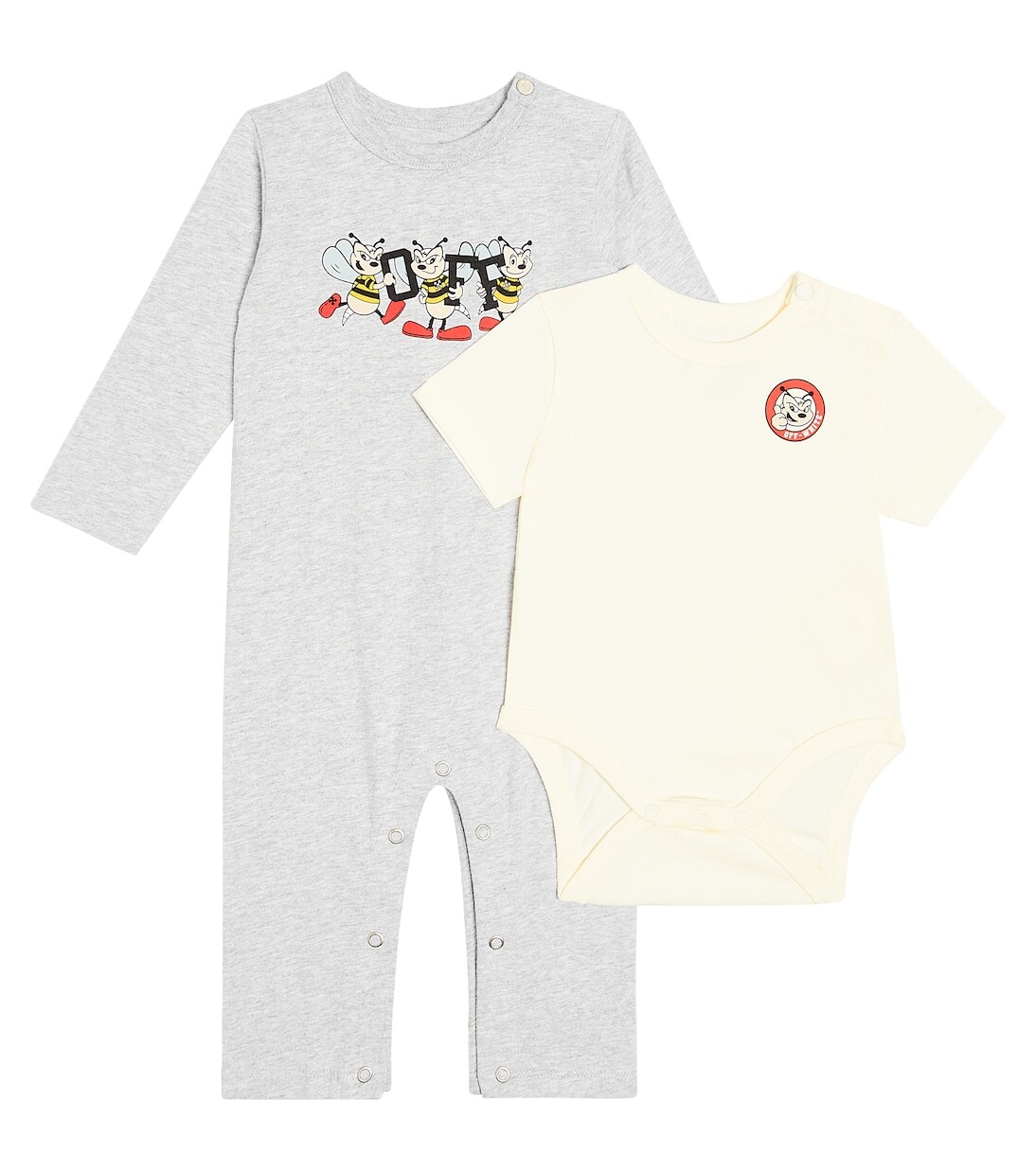 

Детский комбинезон и боди из хлопка Off-White Kids, мультиколор