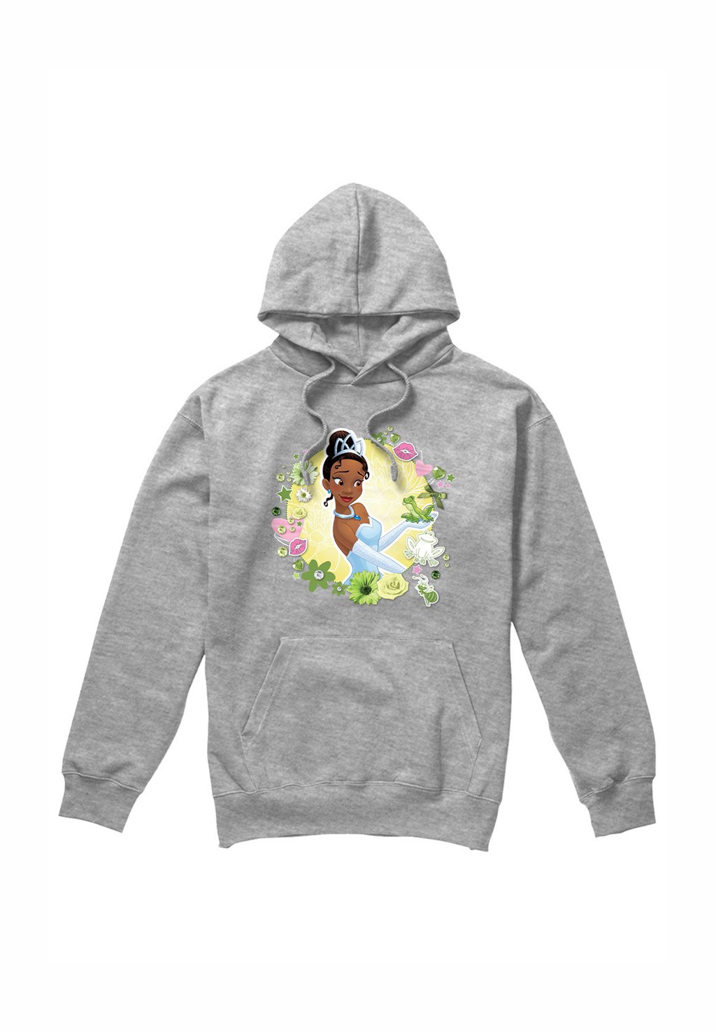 

Толстовка THE PRINCESS AND THE FROG TIANA AND PRINCE NAVEEN Disney, серый