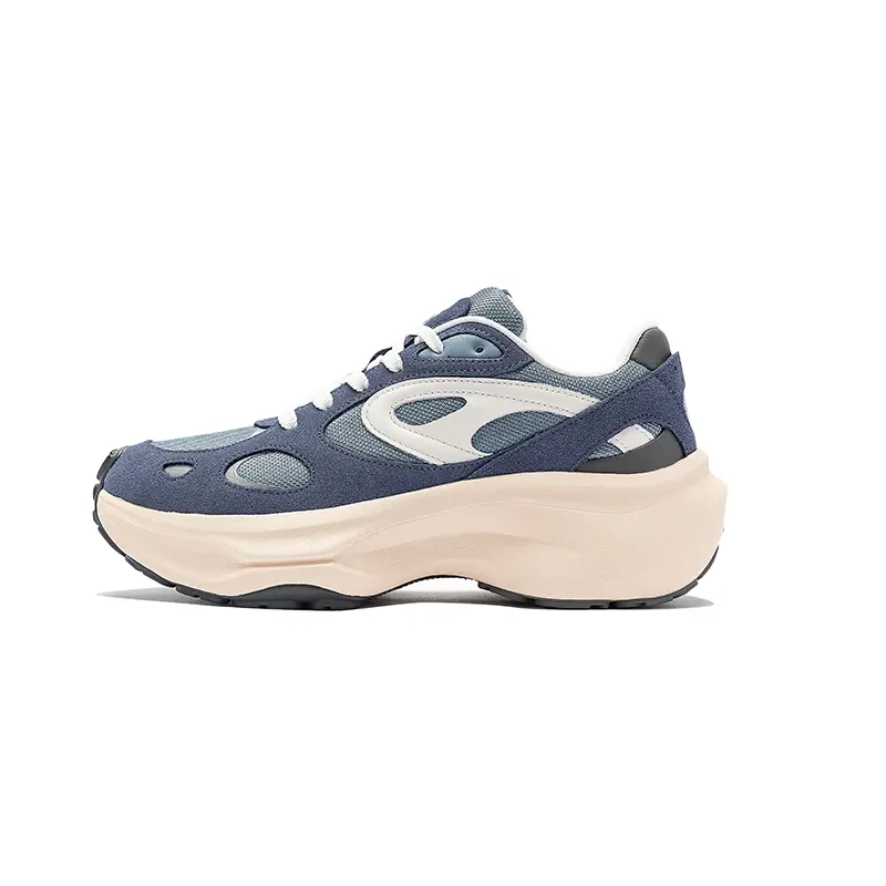 

ANTA SNEAKERVERSE Нескользящие износостойкие низкие повседневные туфли мужские светло-черно-синие